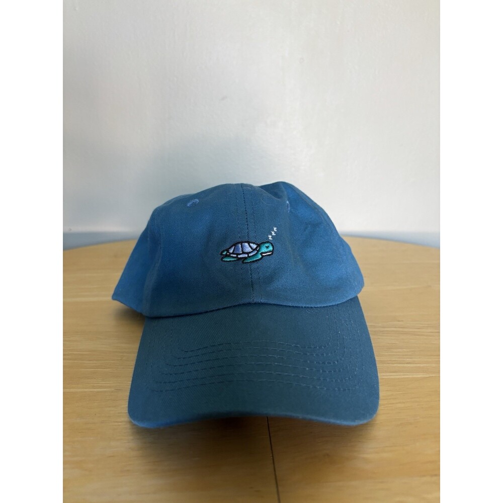 Follow Your Legend Turtle Strapback Adjustable Hat Cap Cotton Dad Men Women Blue